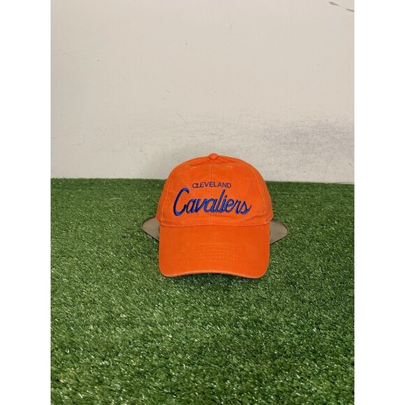 Script Caps Throwback NBA | Accessories | Cleveland Cavaliers Hat Cap Strap Back Orange Blue ...